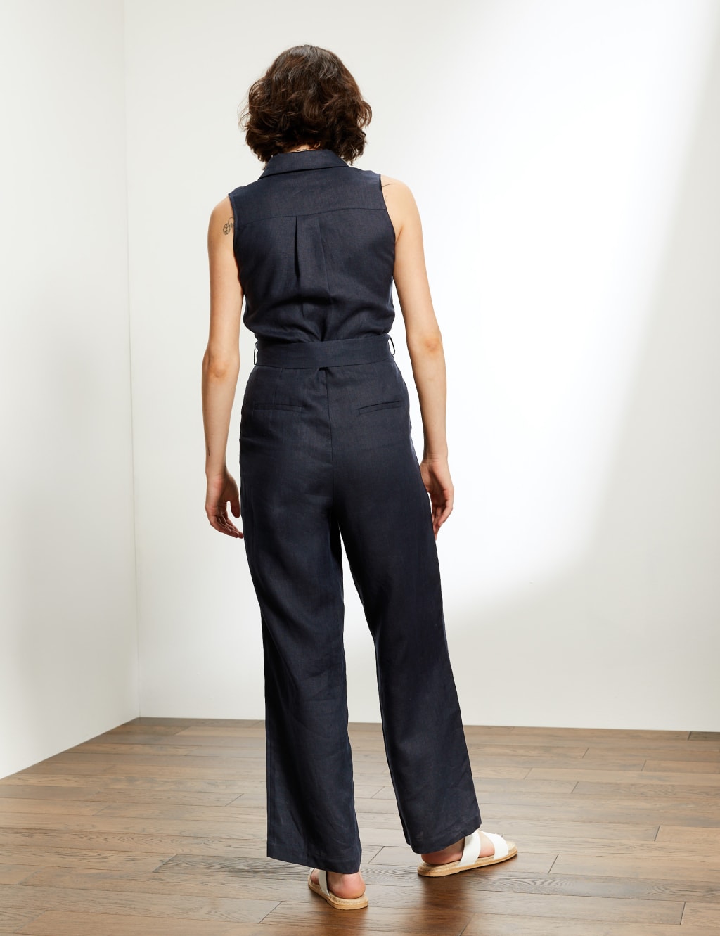 Jaeger linen jumpsuit best sale