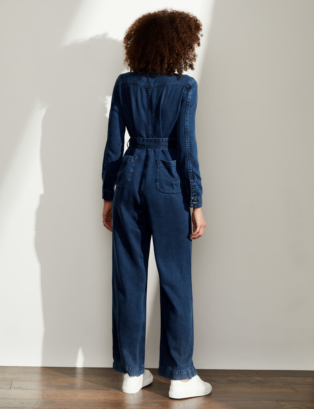Tencel™ Long Sleeve Utility Jumpsuit 6 of 7