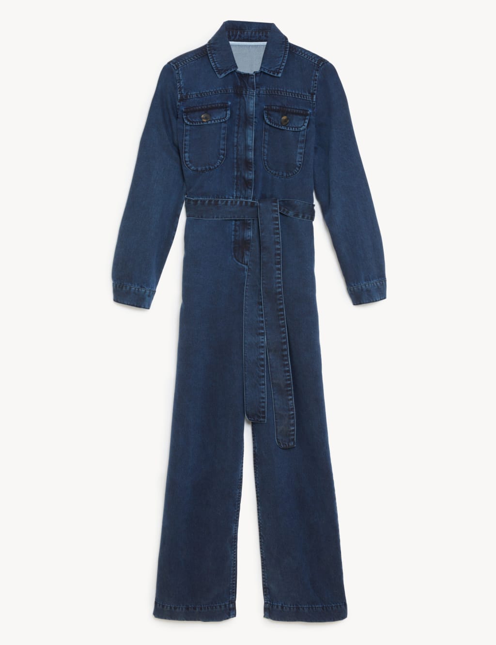 Tencel™ Long Sleeve Utility Jumpsuit 2 of 7