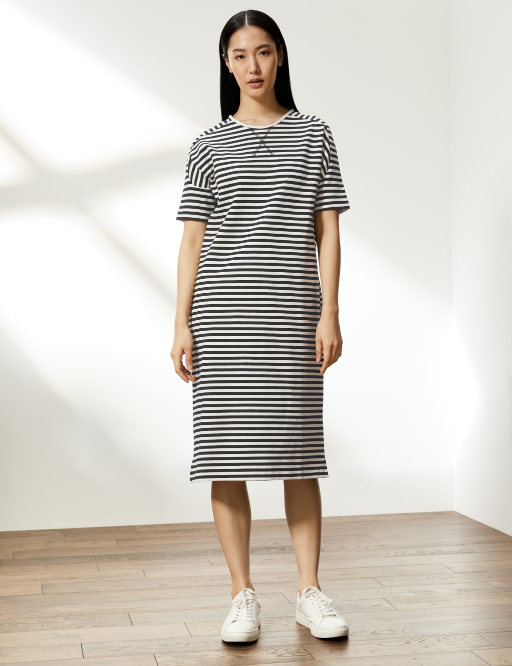 Jaeger striped dress outlet