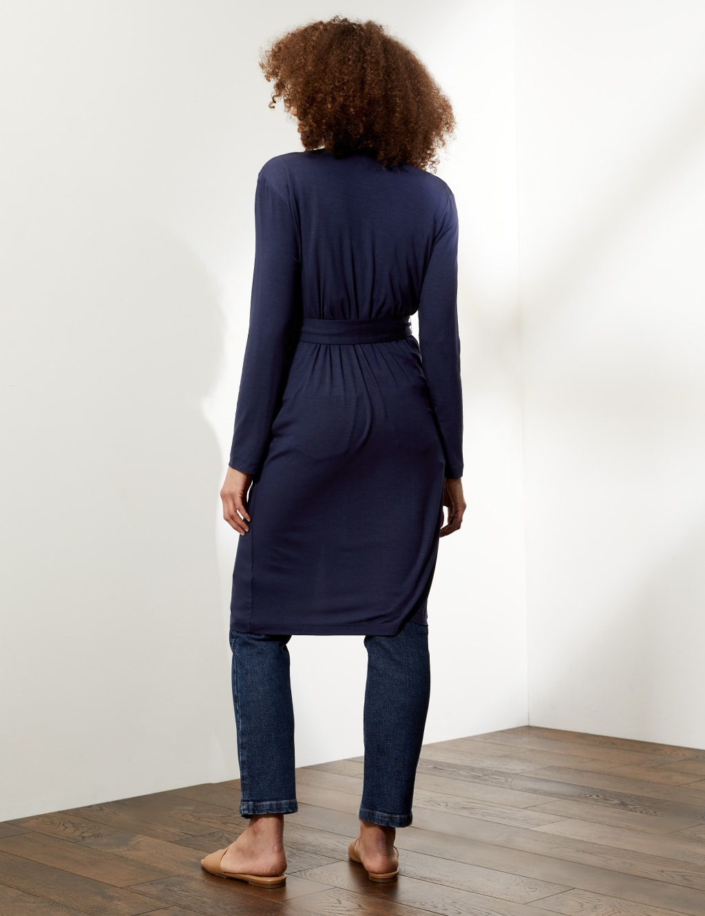 Modal Rich Belted Longline Cardigan 5 of 6