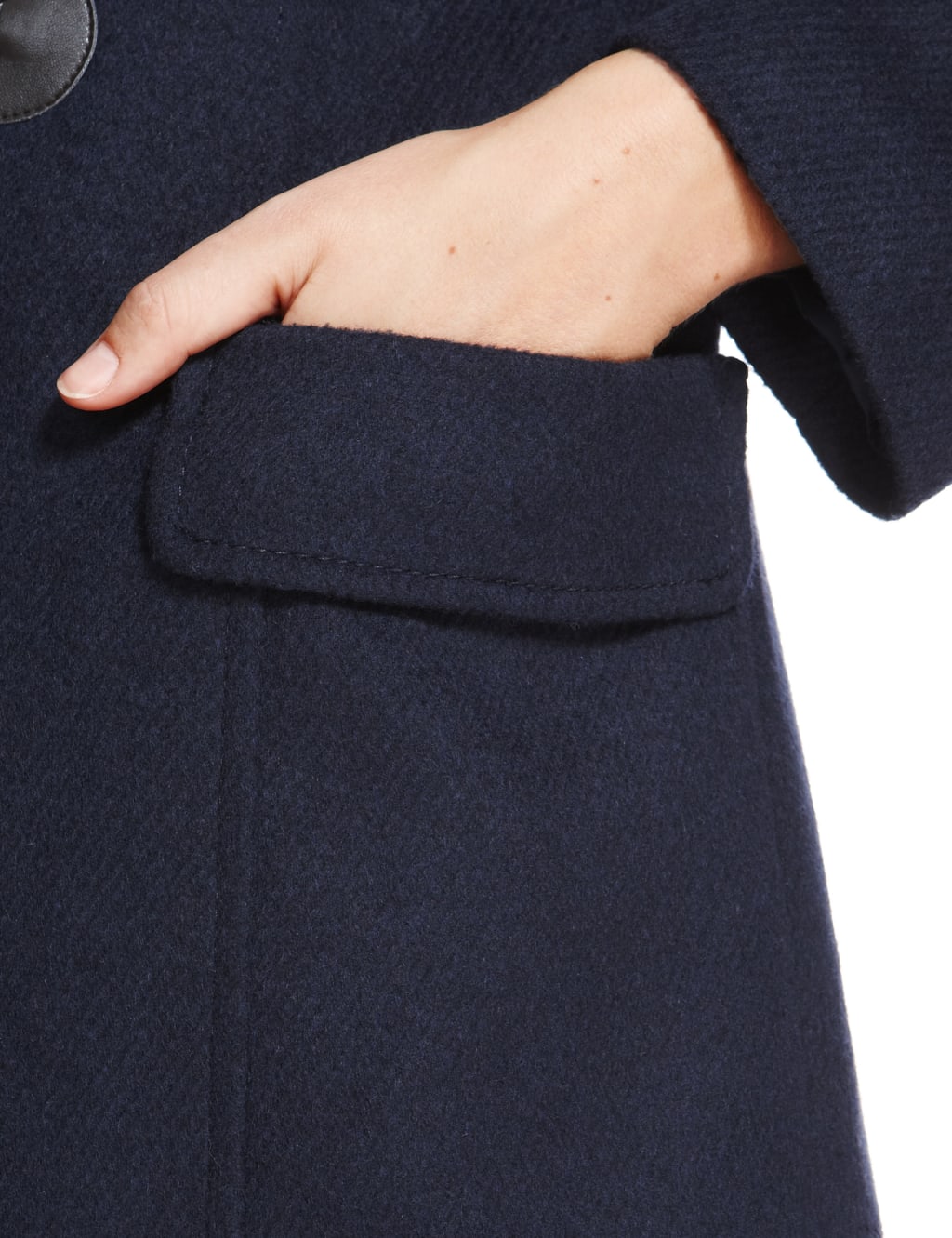 Hooded Duffle Coat with Wool 6 of 7