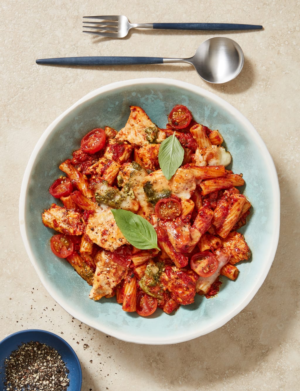 Chicken Pesto Pasta Bake (Serves 2) - (Last Collection Date 30th September 2020) 1 of 2