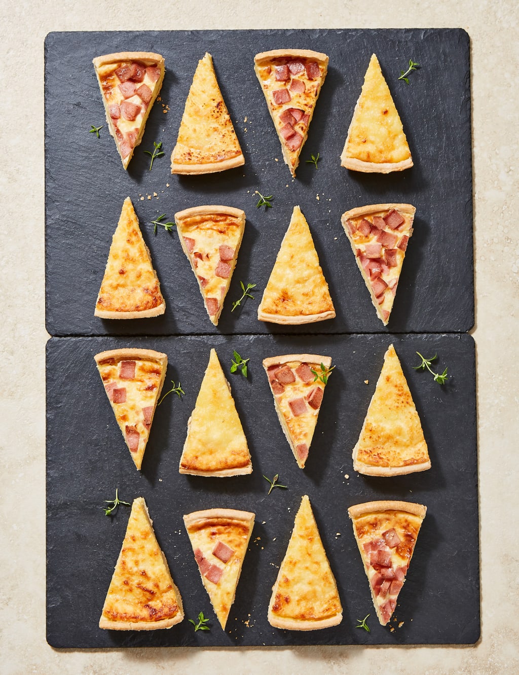 Quiche Slice Selection (16 Pieces) - (Last Collection Date 30th September 2020) 1 of 5