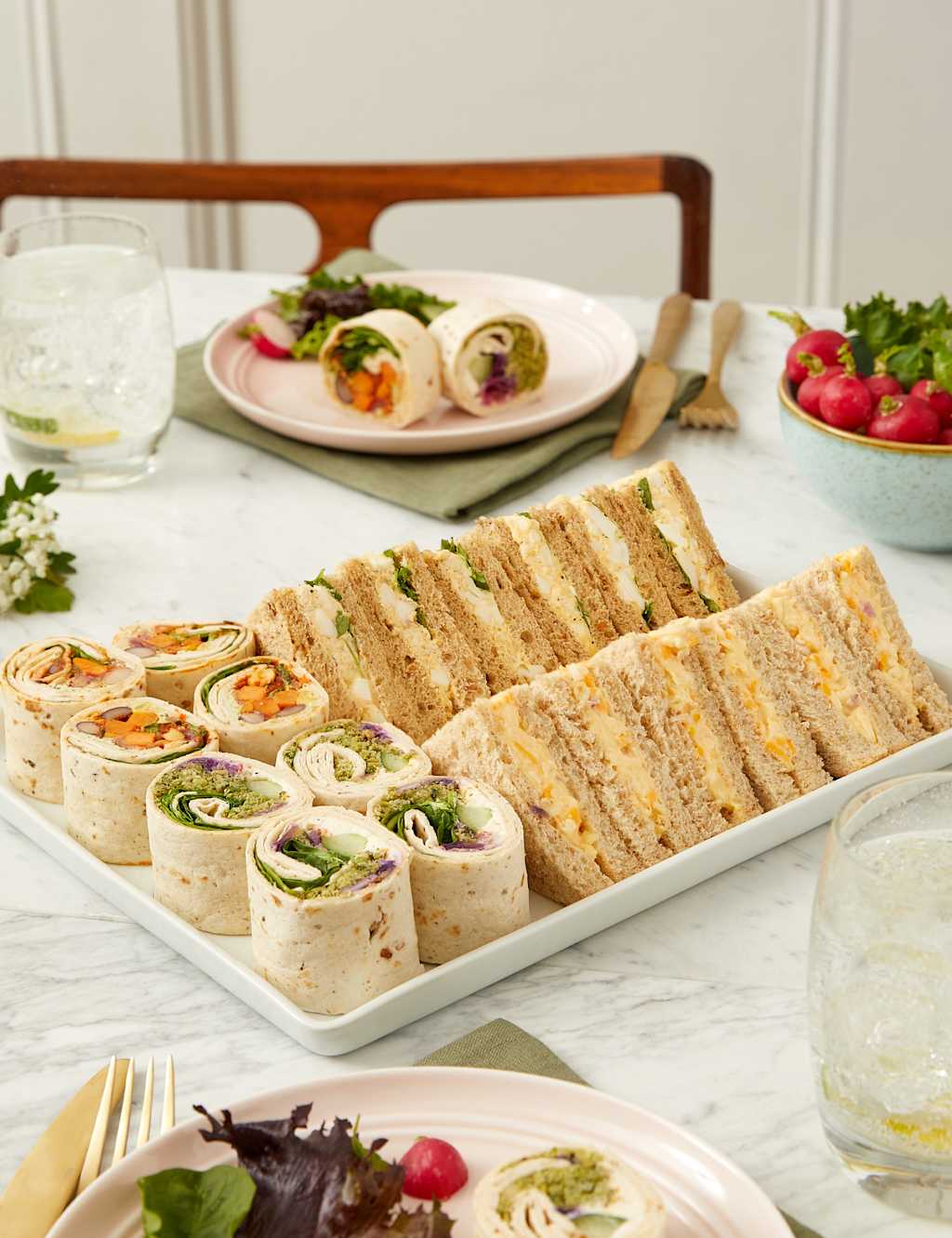 Vegetarian Sandwich & Wrap Selection (20 Pieces) 1 of 4