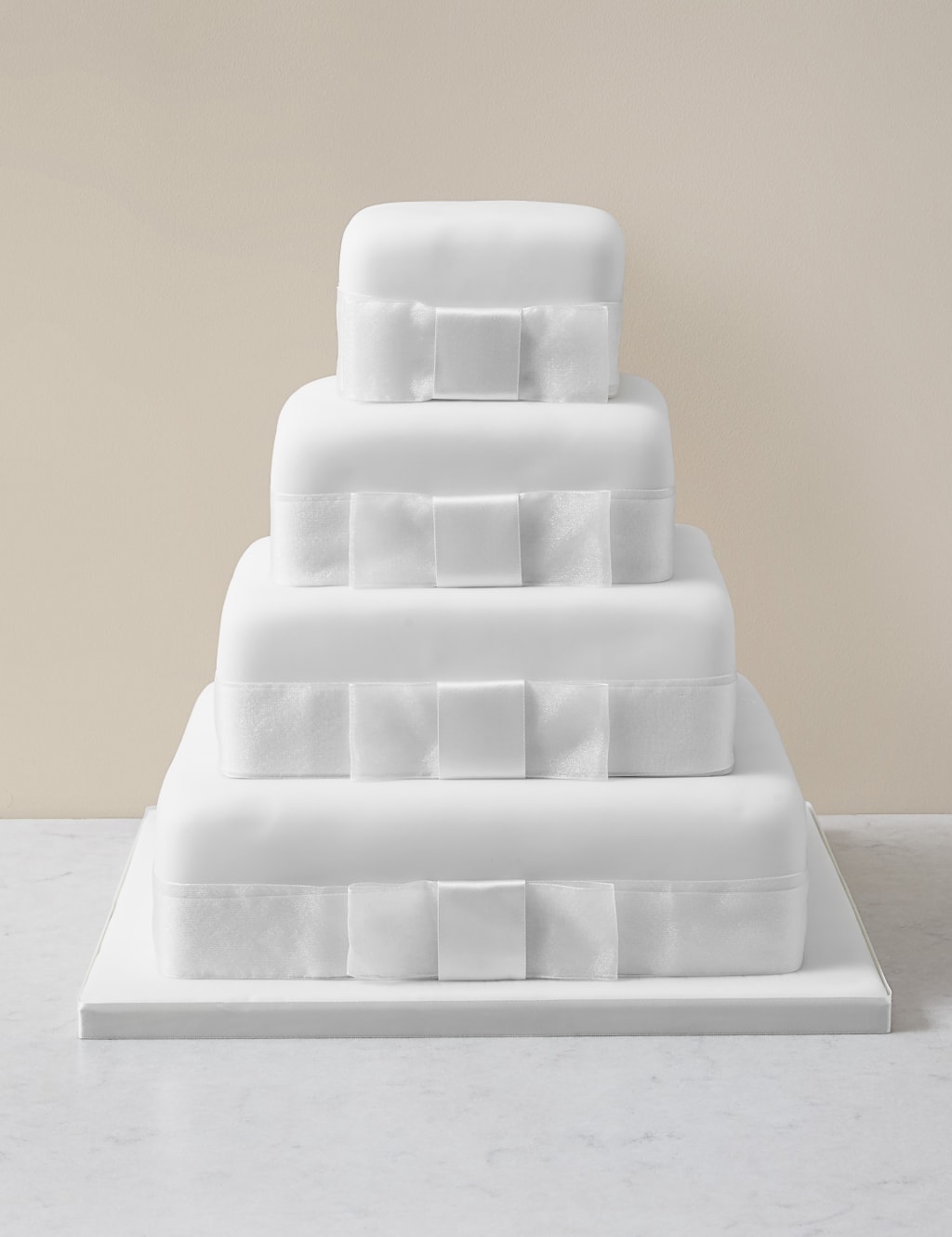 4 Tier Elegant Wedding Cake – Assorted Flavours with Chocolate (Serves 200) Last order date 26th March 5 of 7