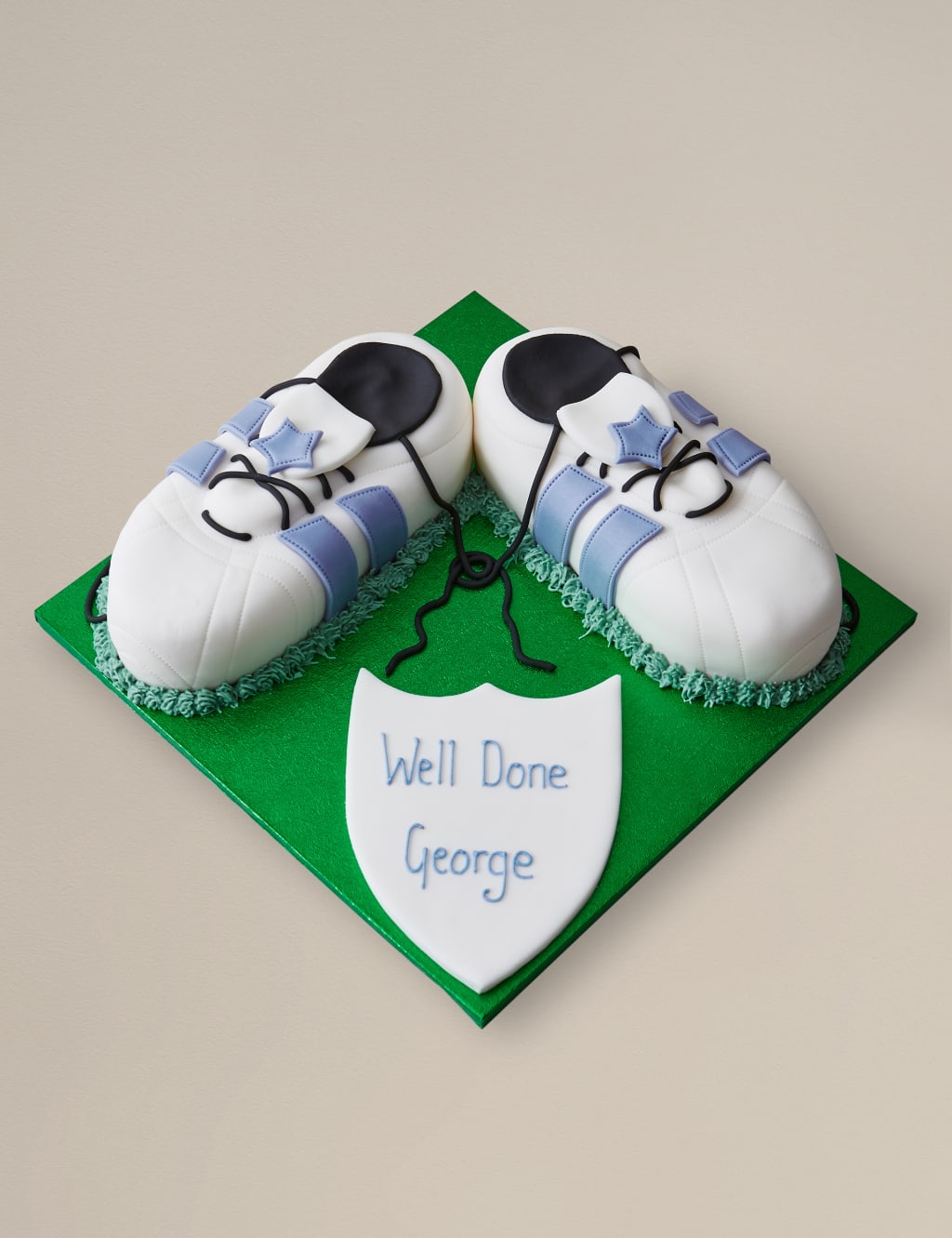 Sports Boots Cake - Blue 1 of 2