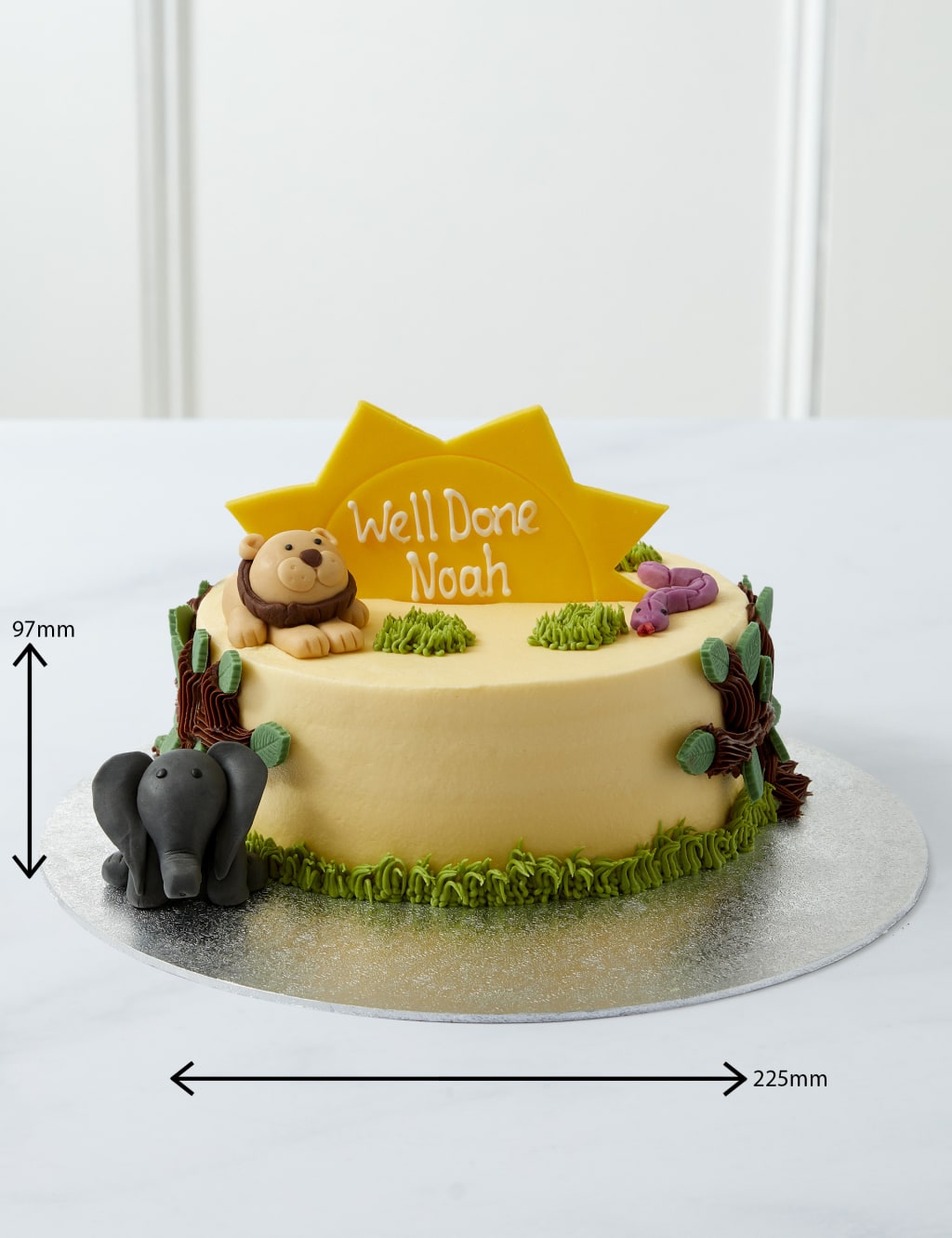 Personalised Safari Cake (Serves 20) 4 of 7