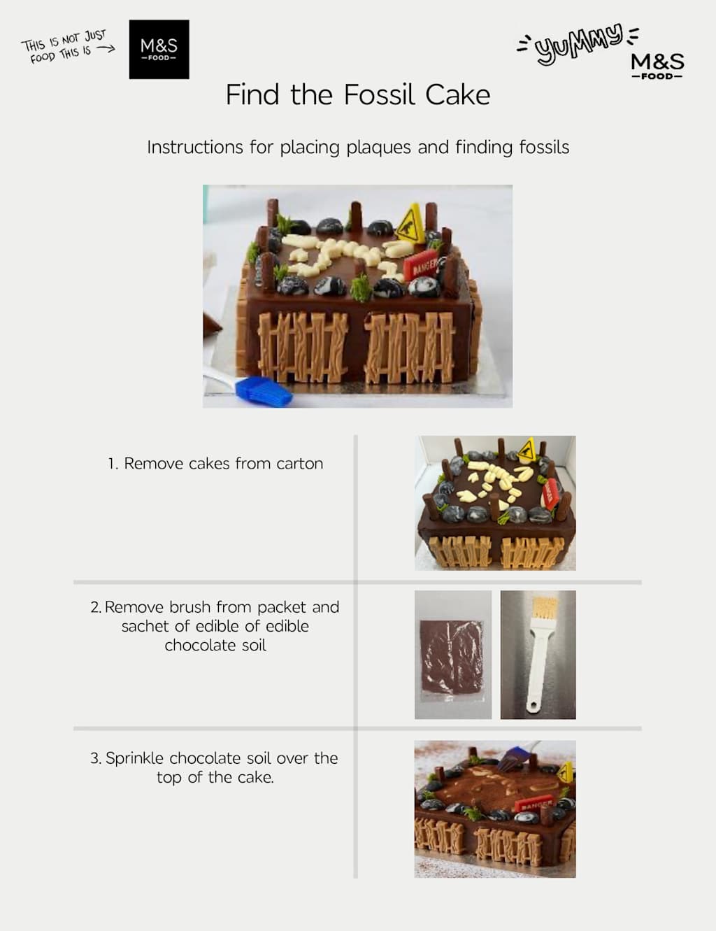 Find the Fossil Cake (Serves 28) 6 of 8