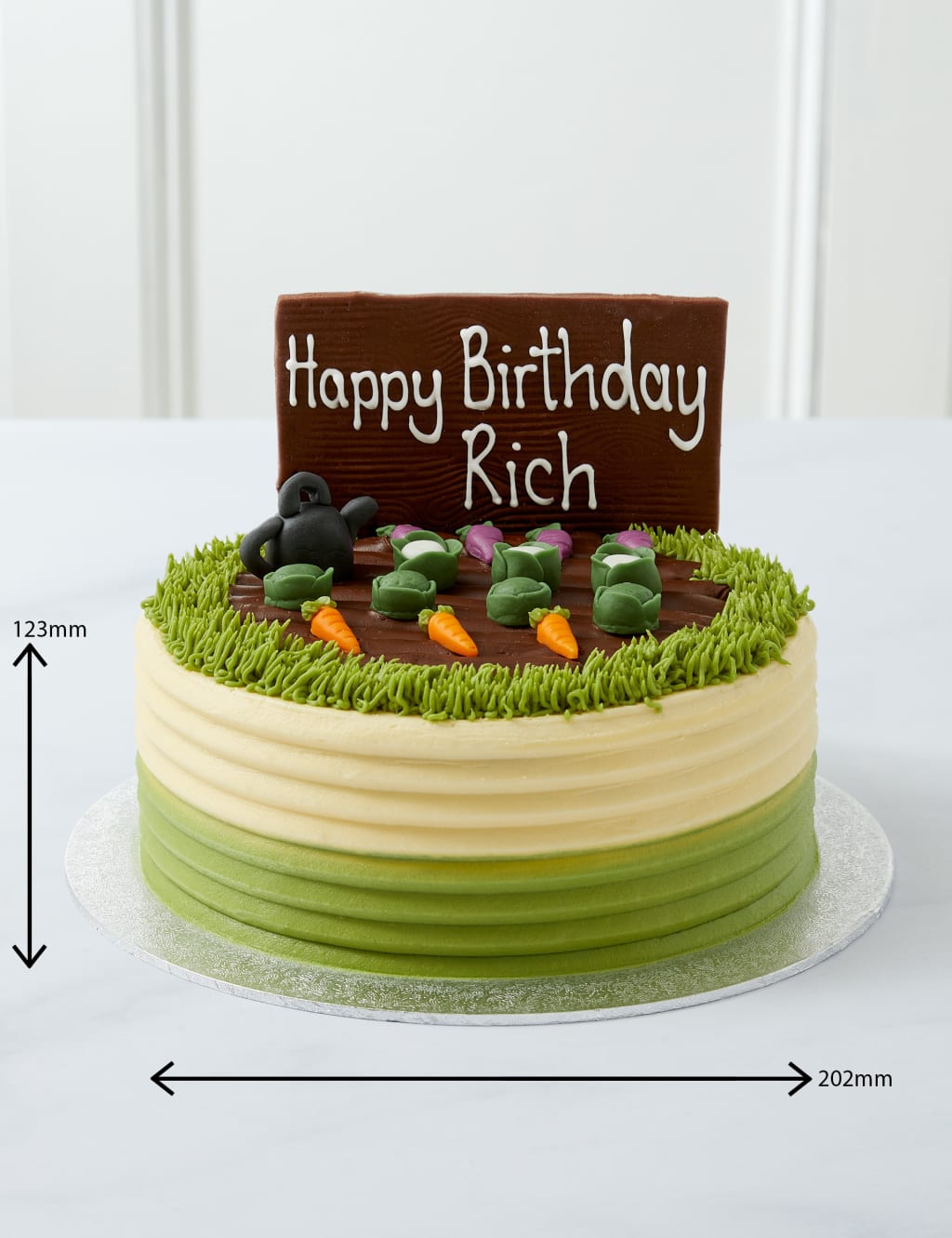 Personalised Gardening Cake (Serves 20) 5 of 8