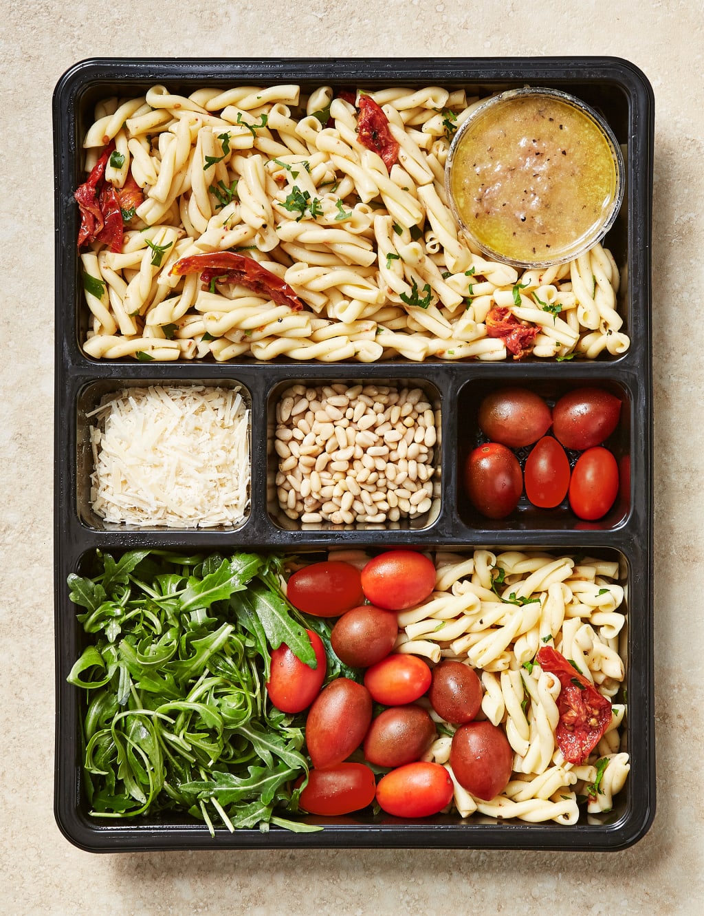 From The Deli - Italian Style Pasta Salad with Tomato, Rocket, Vegetarian Pecorino (Serves 8) 3 of 6