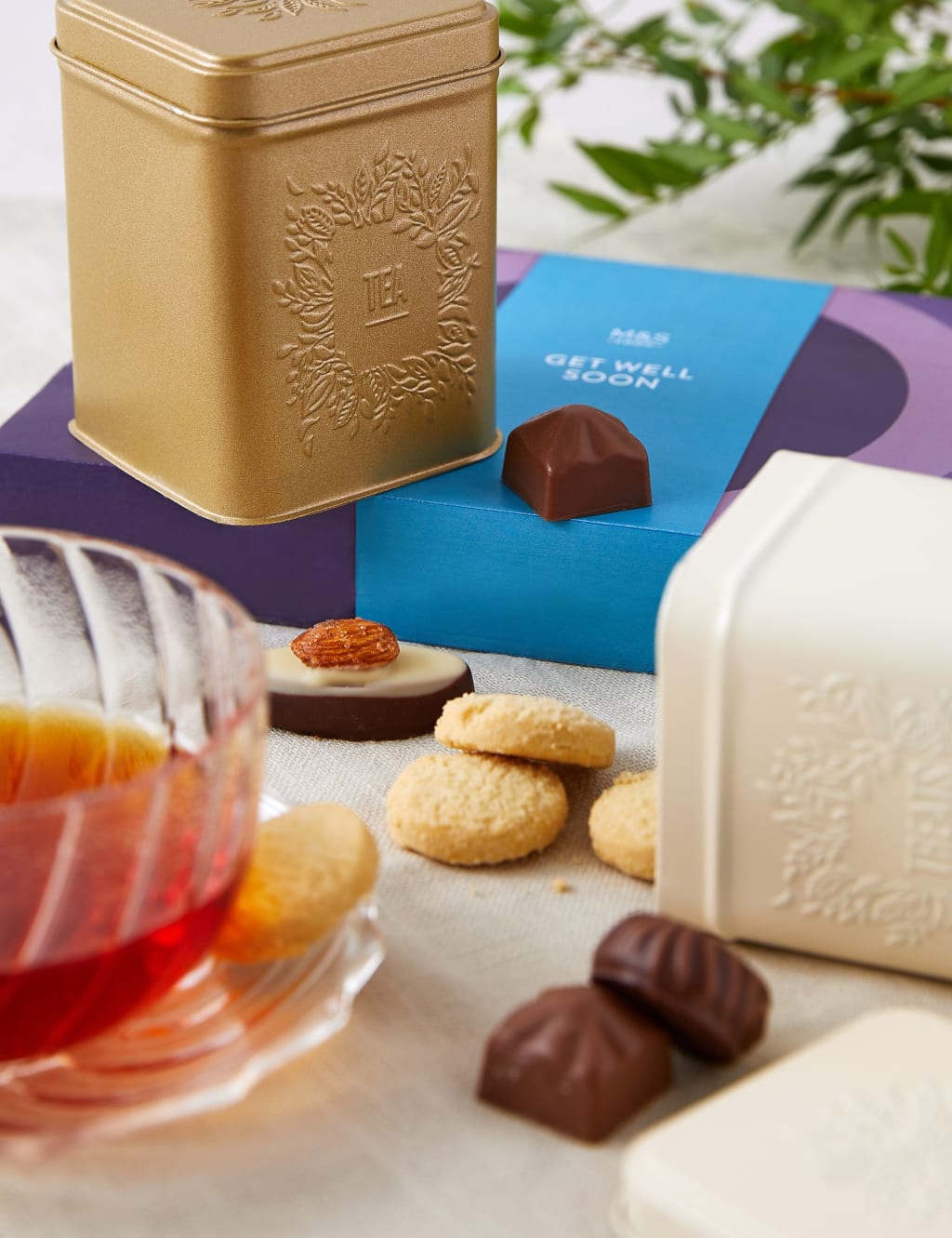 Get Well Soon Chocolates, Tea & Shortbread 2 of 4