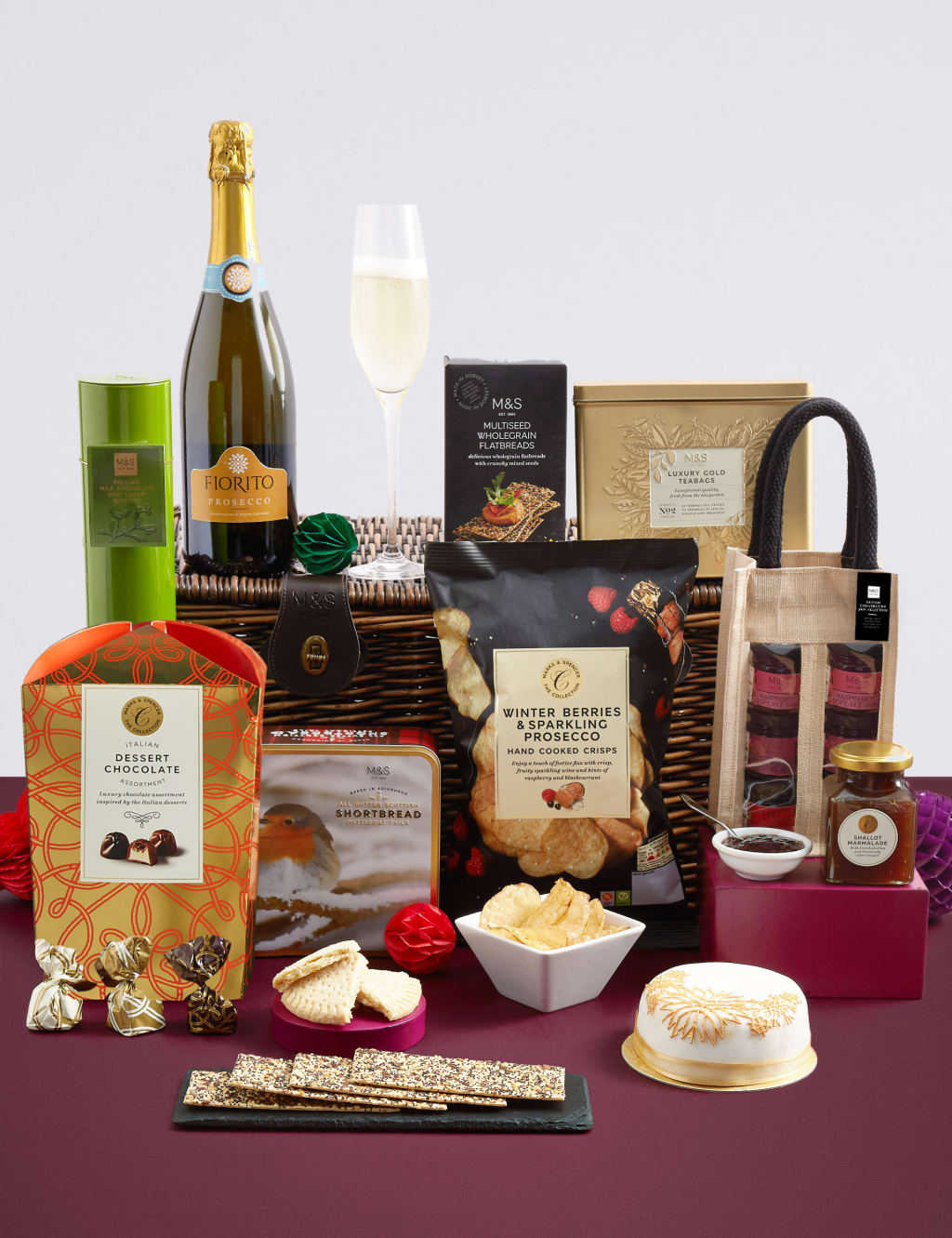 The Collection Clevedon Christmas Hamper with Prosecco 1 of 4