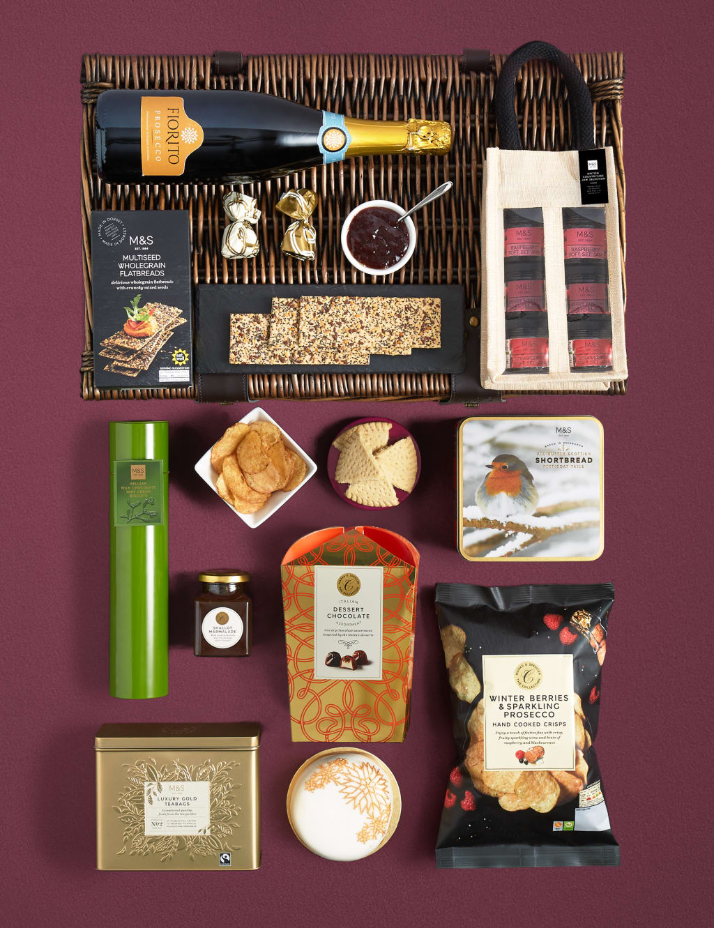 The Collection Clevedon Christmas Hamper with Prosecco 2 of 4