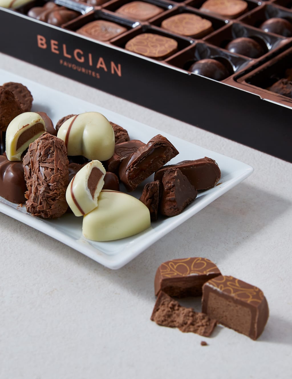 Luxury Belgian Chocolate Assortment Gift 3 of 3