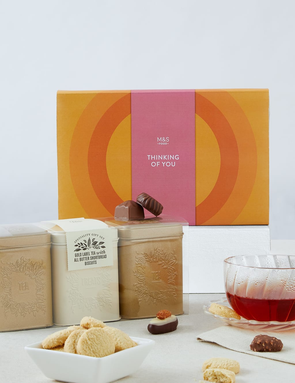 Thinking of You Chocolates, Tea & Shortbread 1 of 2