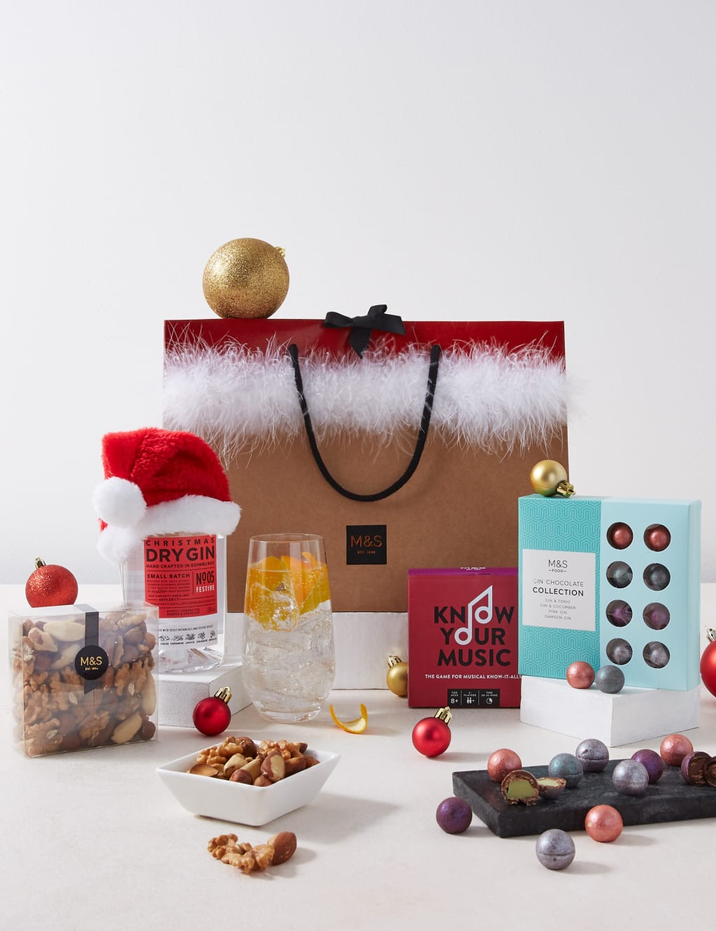 Christmas Gin Gift Bag 1 of 3