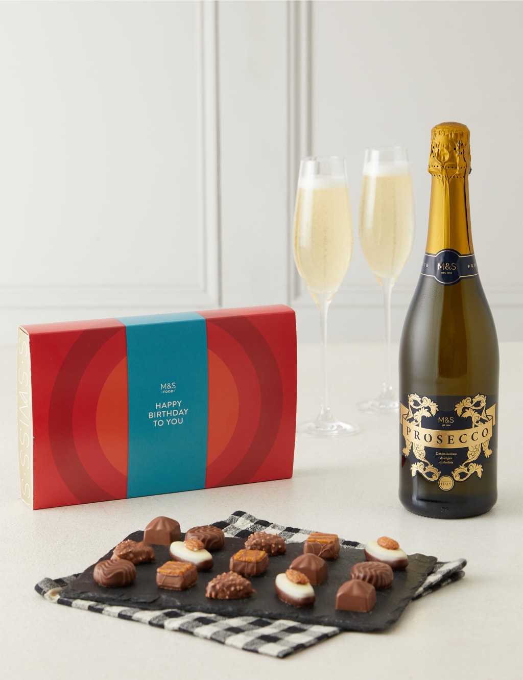Happy Birthday Chocolates & Prosecco 1 of 3