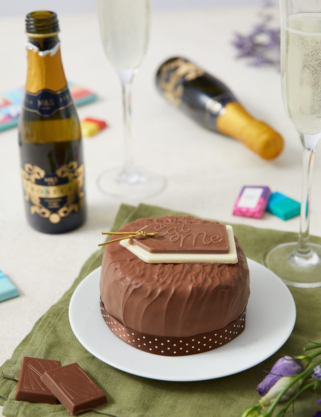 Chocolate Celebration Cake & Prosecco Gift 2 of 2
