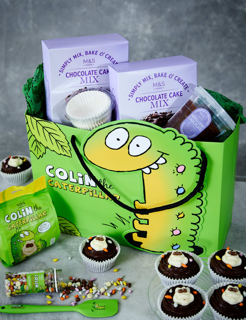 Colin the Caterpillar™ Family Baking Gift Bag 1 of 2