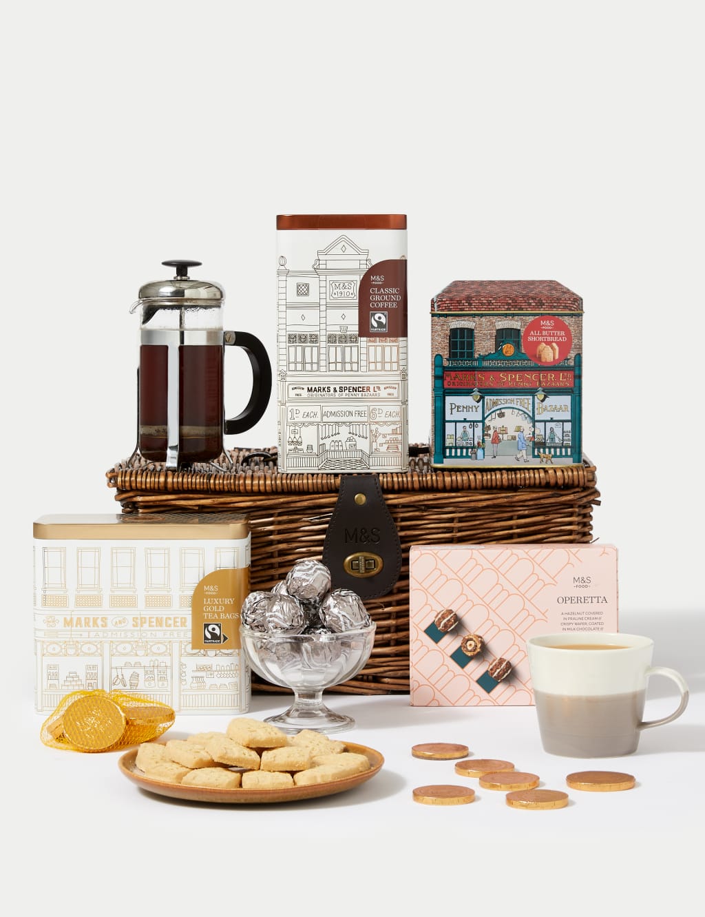 The Heritage Tea Coffee & Treats Hamper 1 of 4