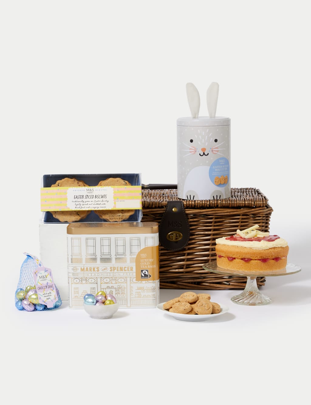 Easter Afternoon Tea Wicker (Delivery from 26th March 2024) 1 of 6