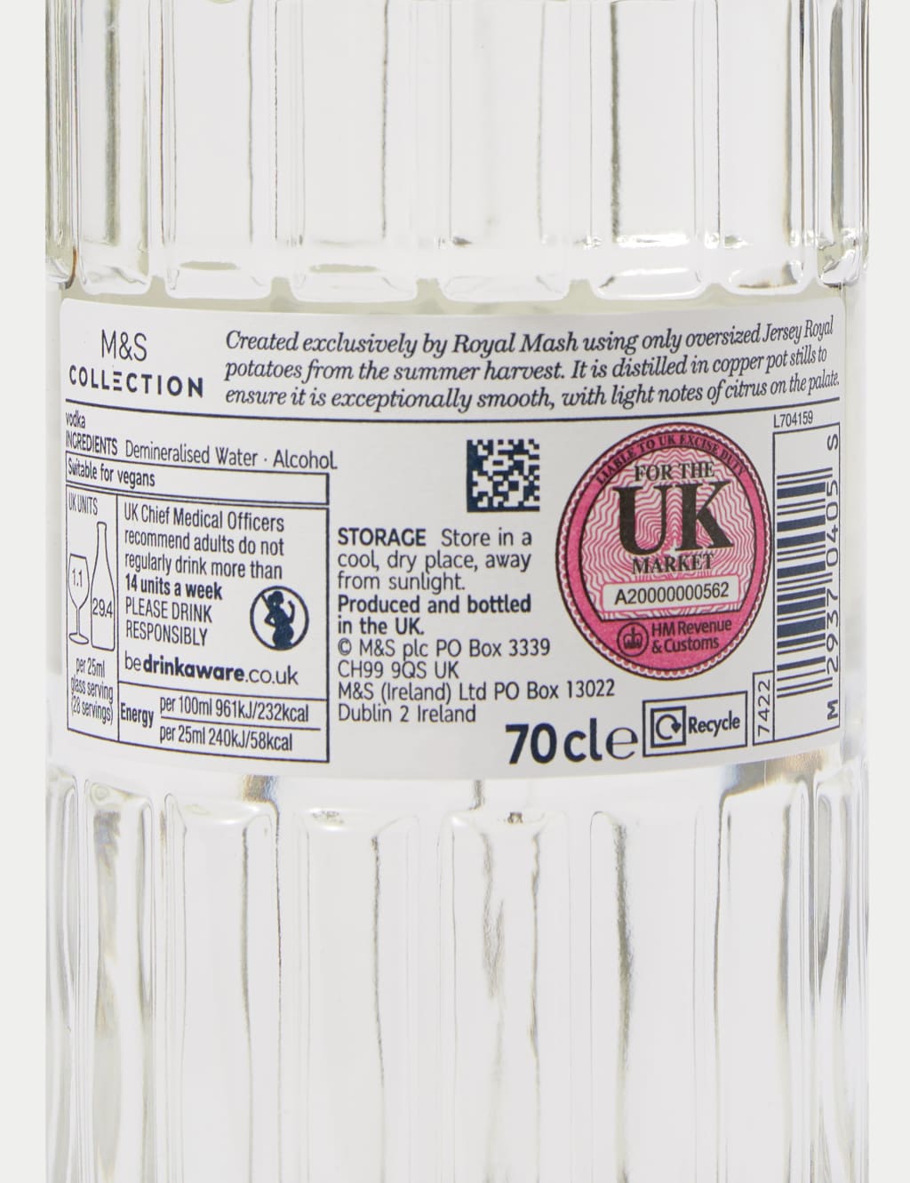 Collection Jersey Royal Potato Vodka Gift 5 of 5
