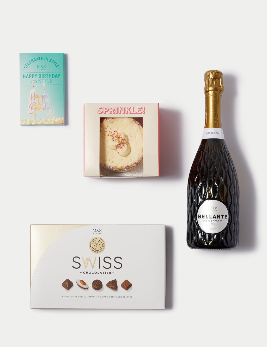 Happy Birthday Cake & Prosecco Gift Box 4 of 4
