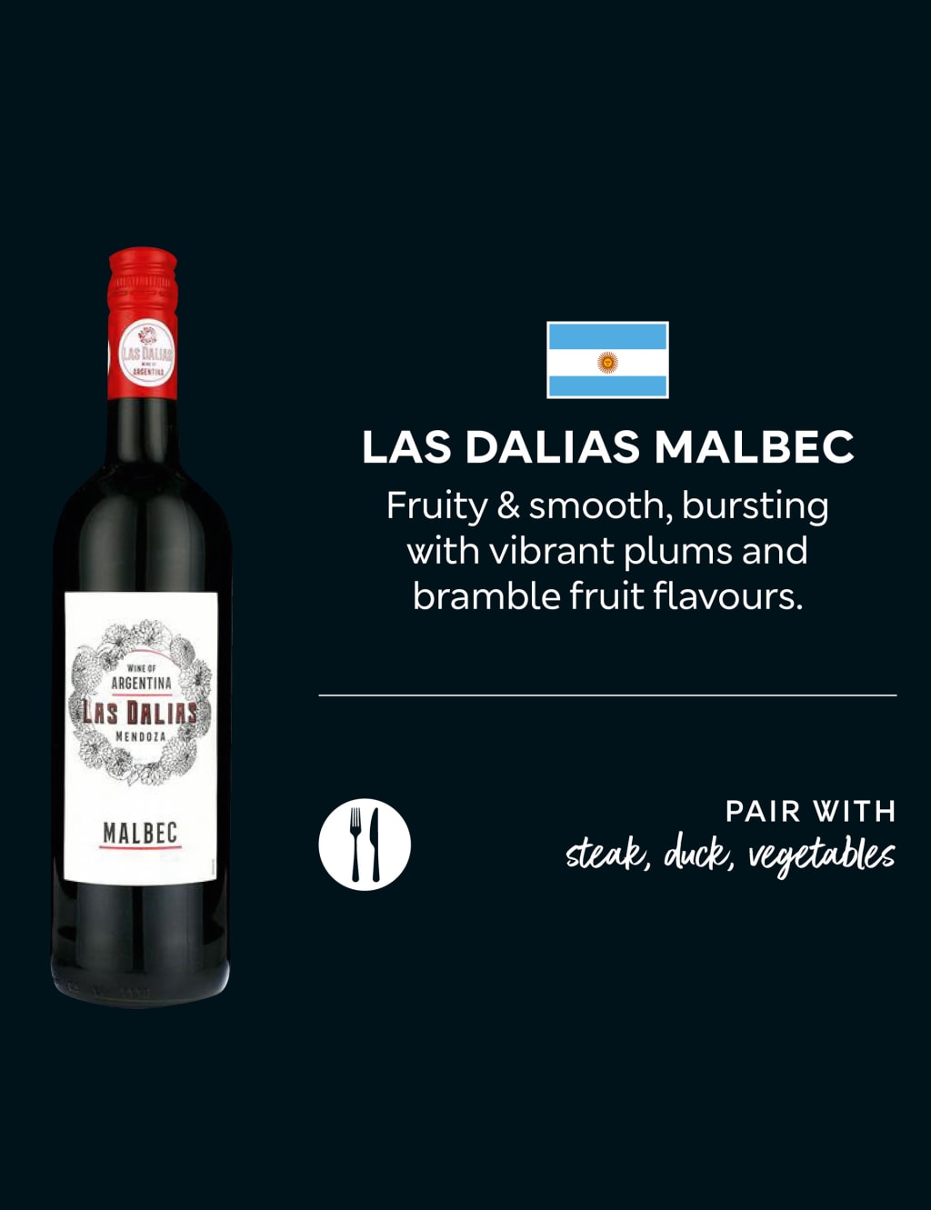 Las Dalias Malbec - Case of 6 2 of 2