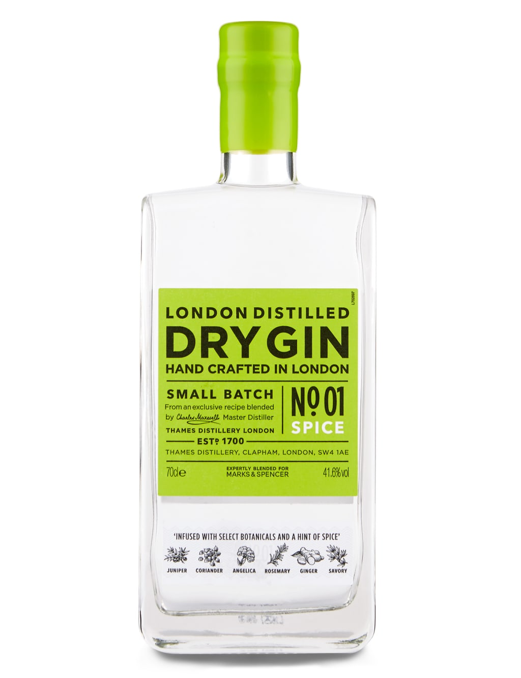 No 01 Spice Gin - Single Bottle 1 of 1