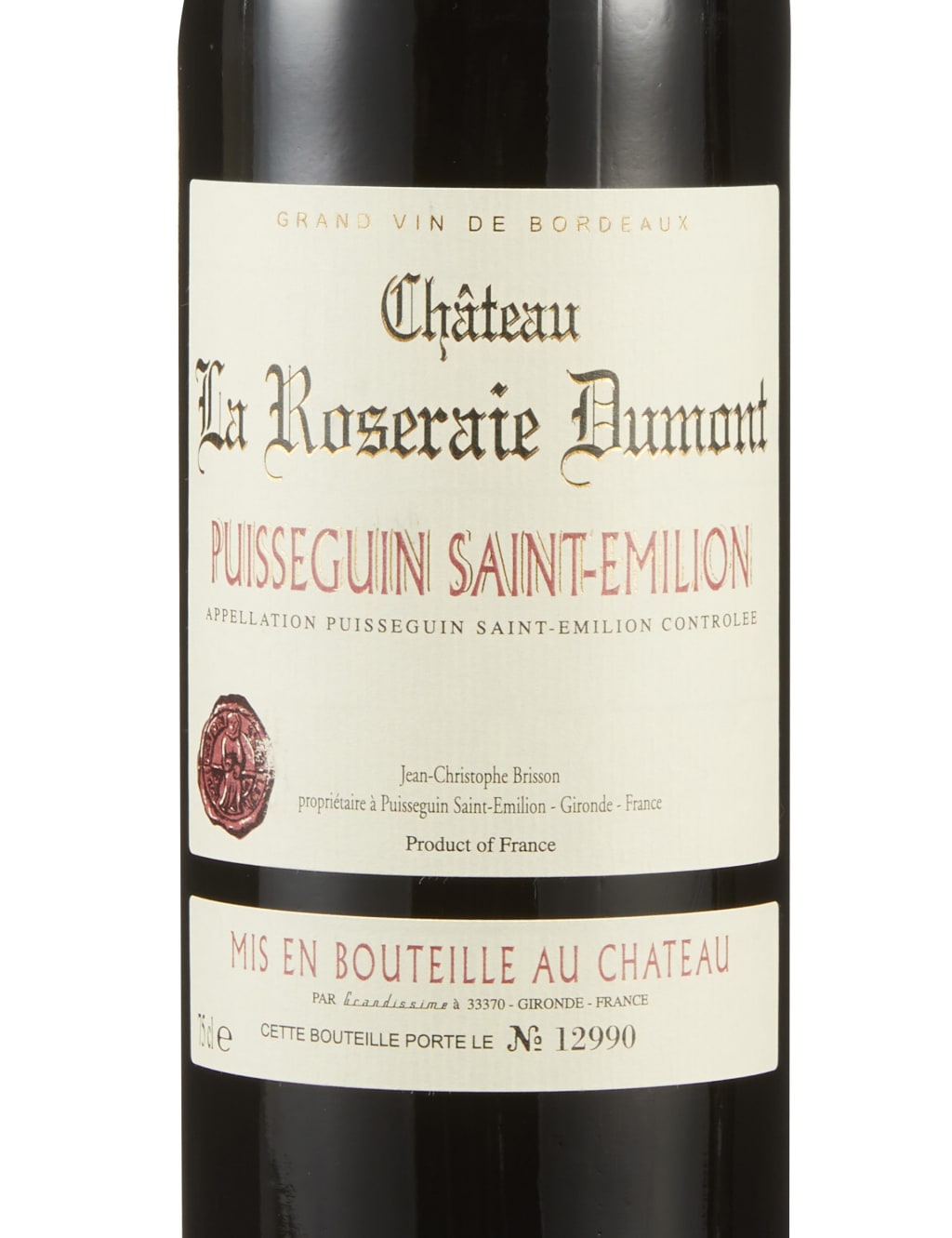 Chateau La Roseraie Dumont - Case of 6 2 of 2