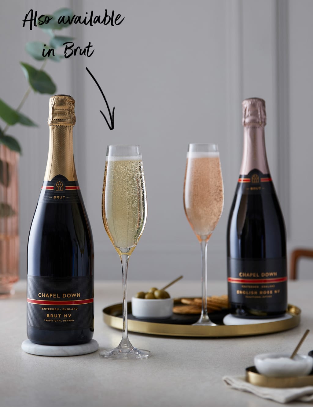 Chapel Down English Sparkling Rosé Brut - Case of 6 4 of 4