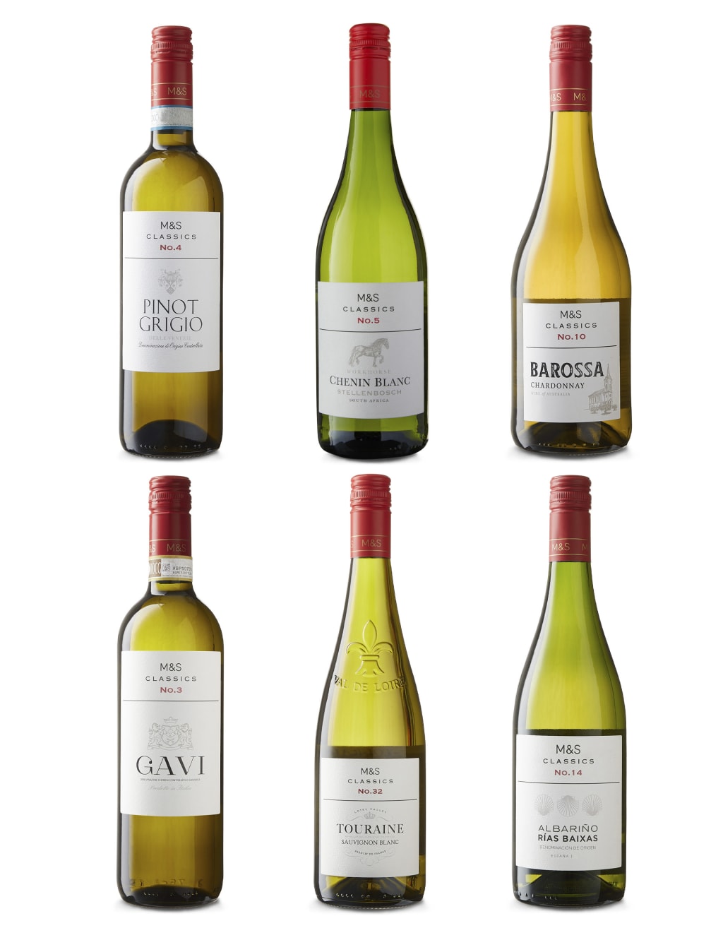 White Mixed Case - Case of 6 1 of 1