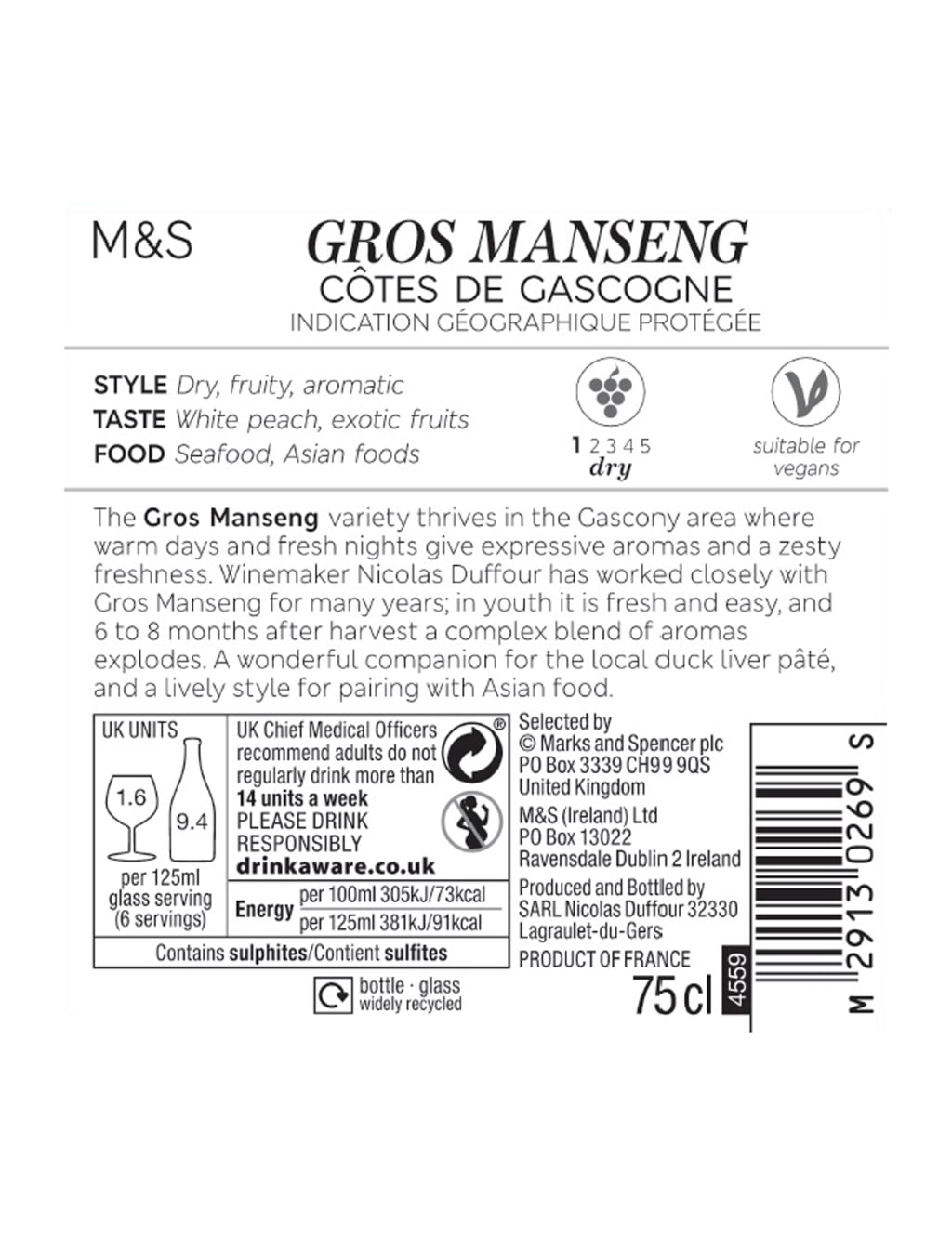 Gros Manseng - Case of 6 3 of 3