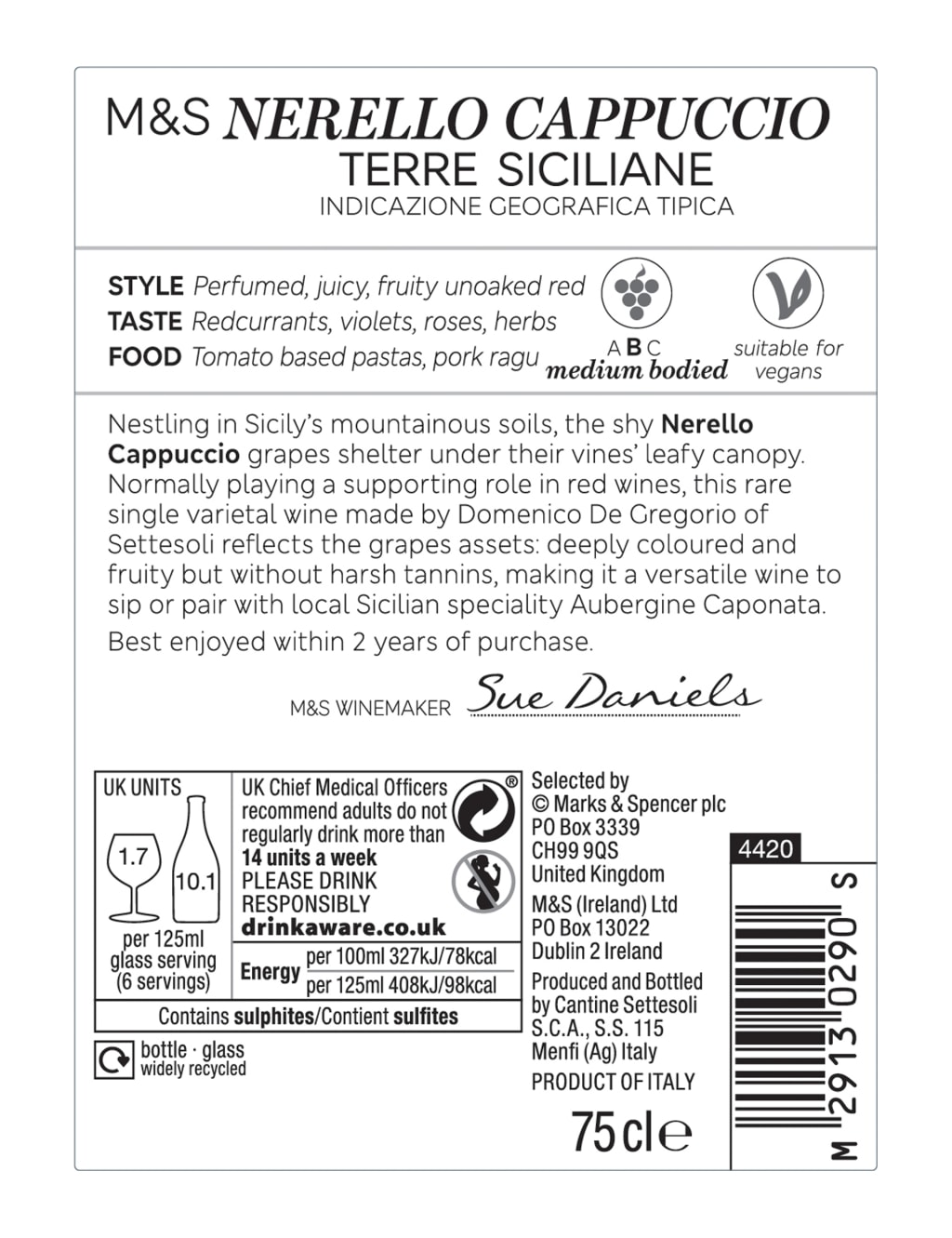 Nerello Cappuccio - Case of 6 4 of 4