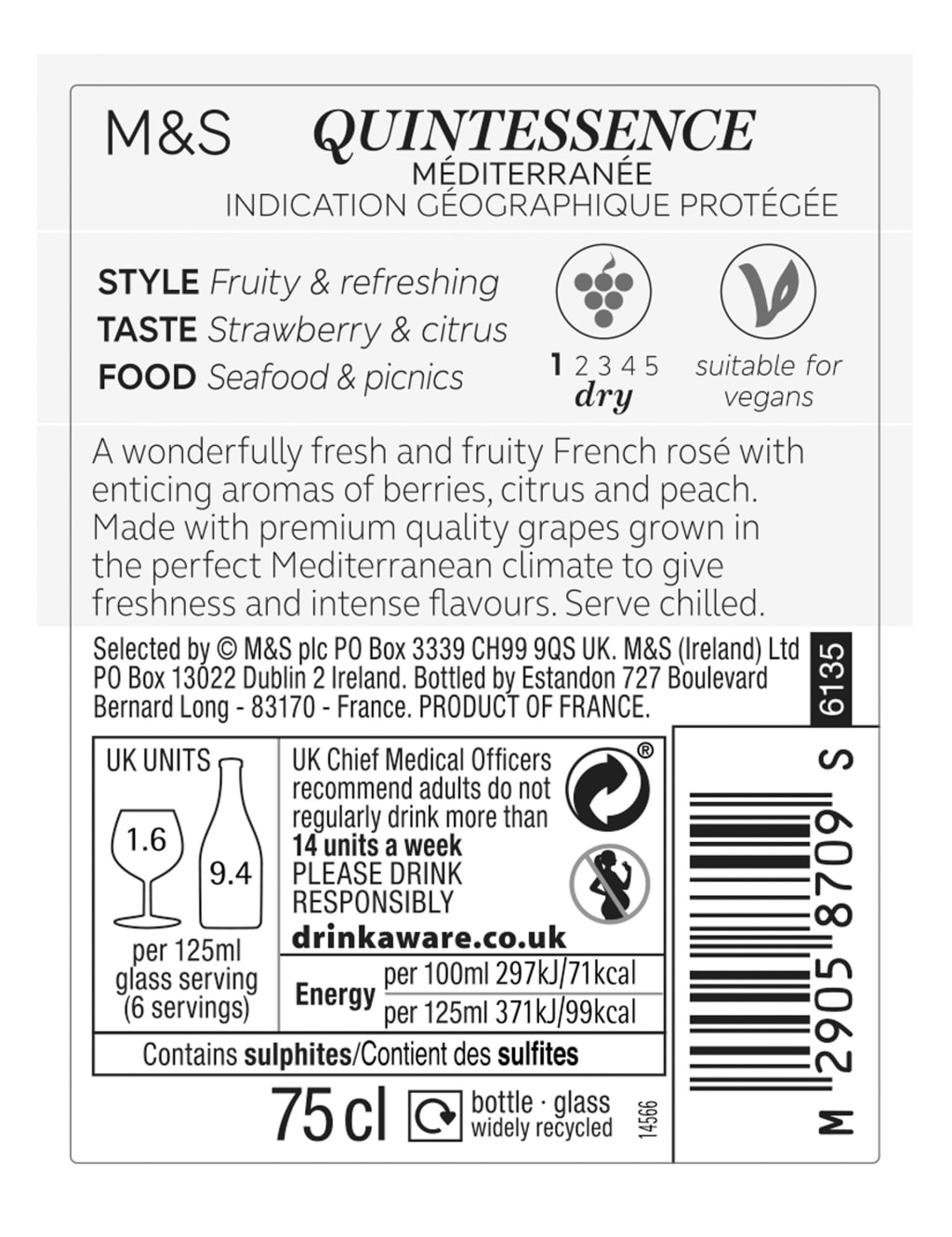 Quintessence Méditerranée - Case of 6 4 of 5