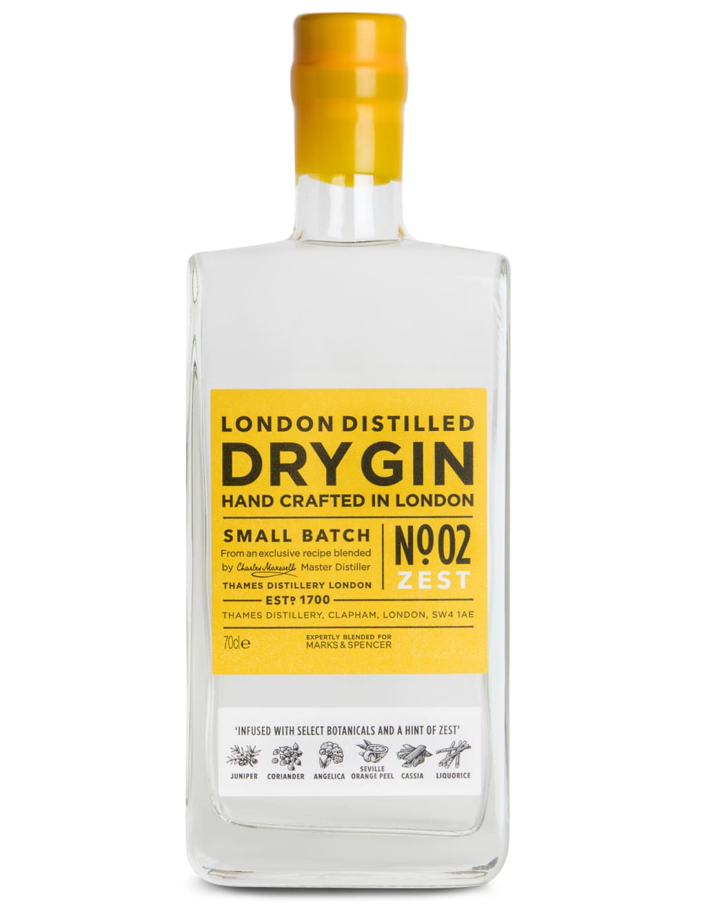 M&S Zest Gin - Single Bottle 1 of 3