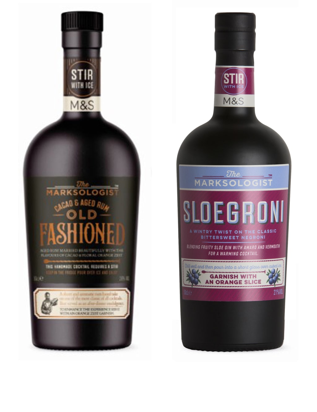 Negroni & Old Fashioned Cocktail Duo 1 of 1