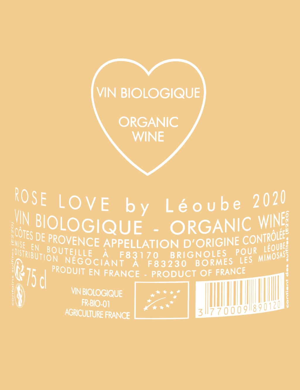 Chateau Leoube Organic Provence Rosé - Case of 6 2 of 2