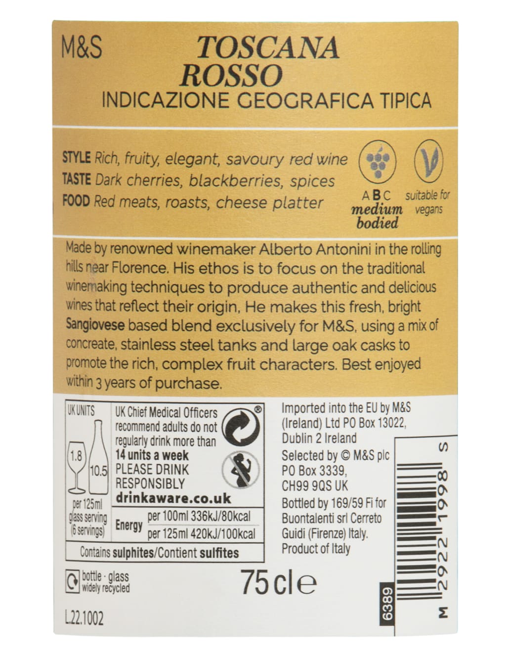 Toscana Rosso - Case of 6 3 of 3