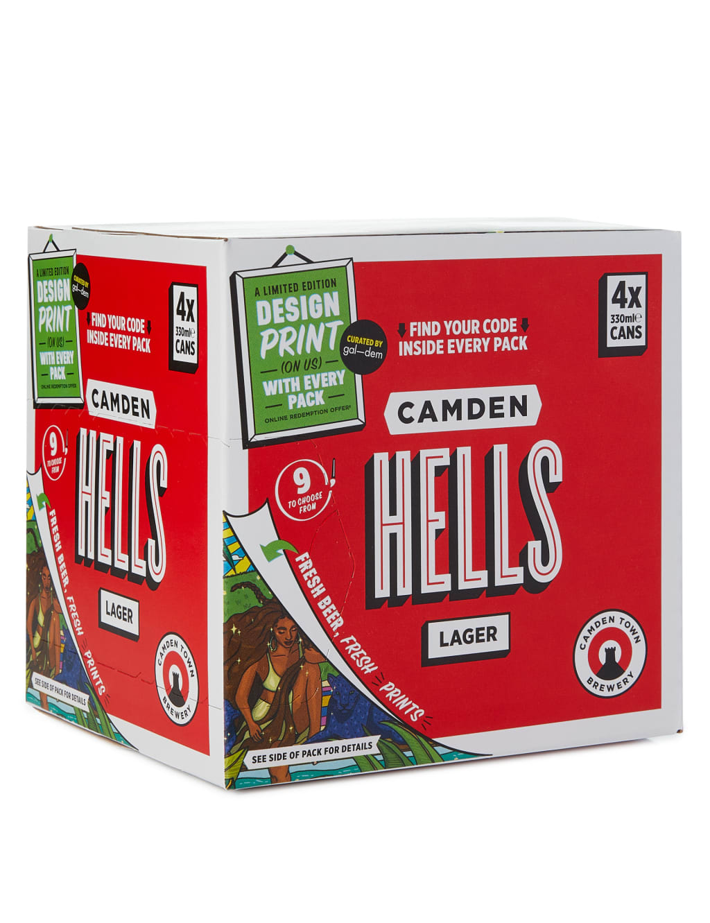 Camden Town Hells Lager - Case of 24 cans 2 of 4