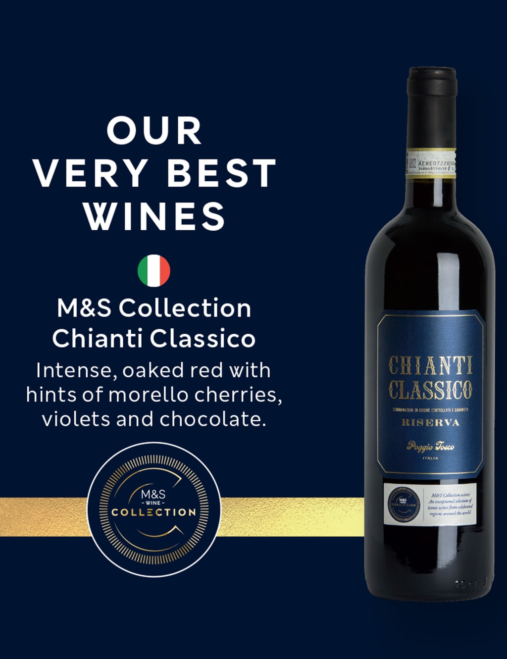 M&S Collection Chianti Classico Riserva Poggio Tosco - Case of 6 2 of 2