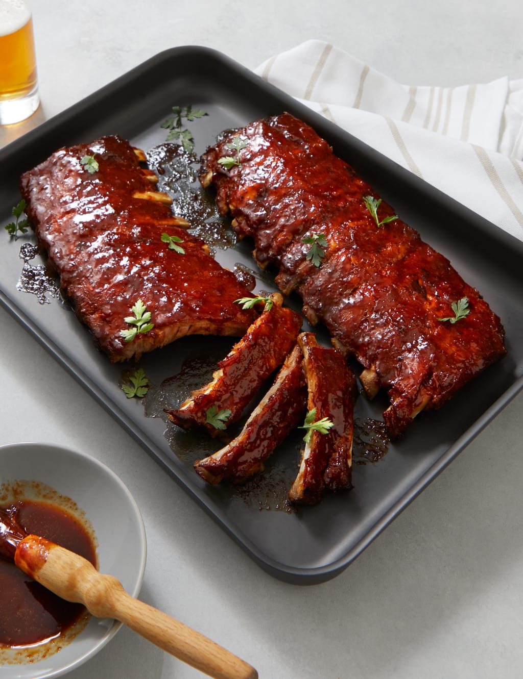 BBQ Pork Rib Racks (Serves 4) 1 of 2