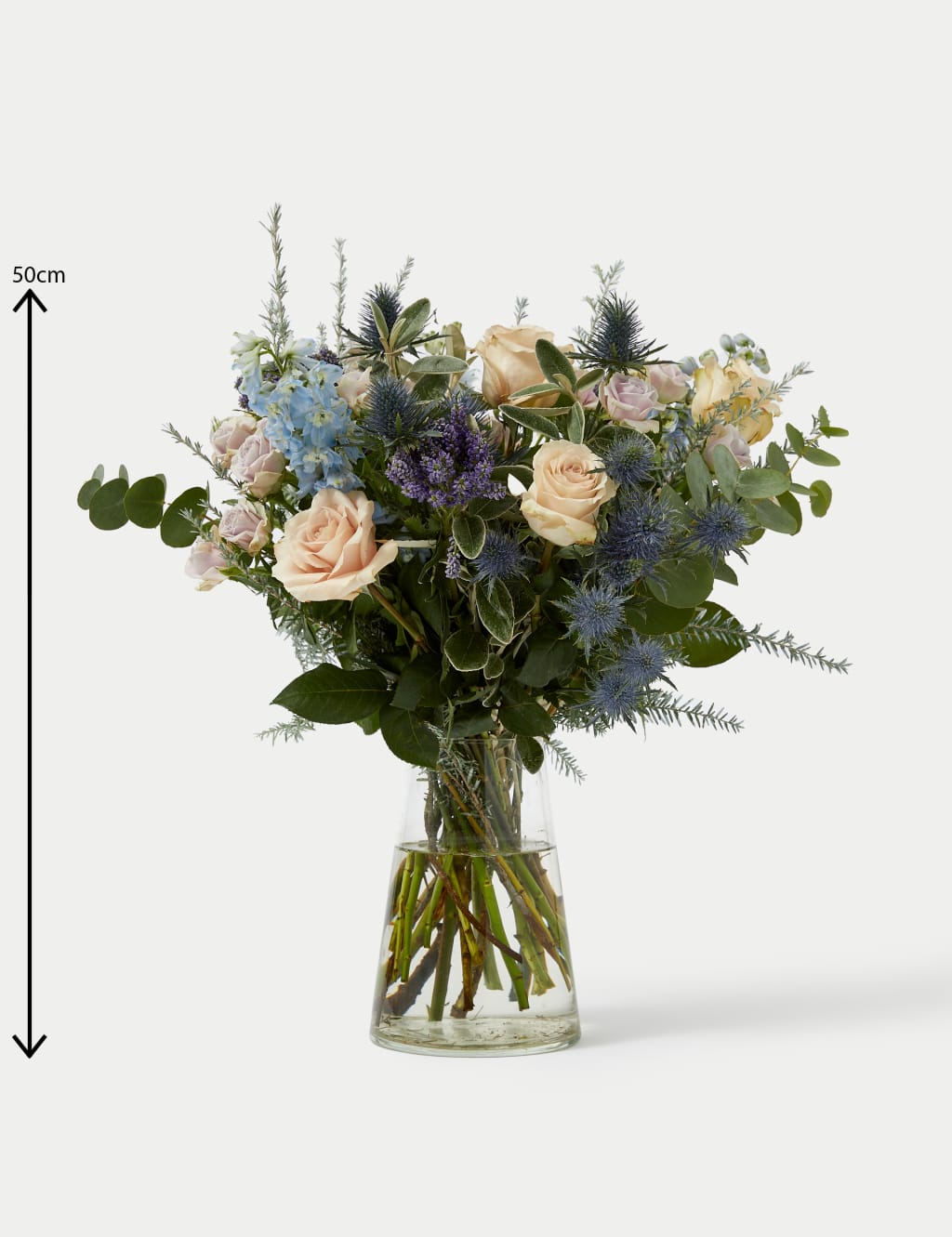 Luxury Dusty Pink Rose Bouquet 6 of 6
