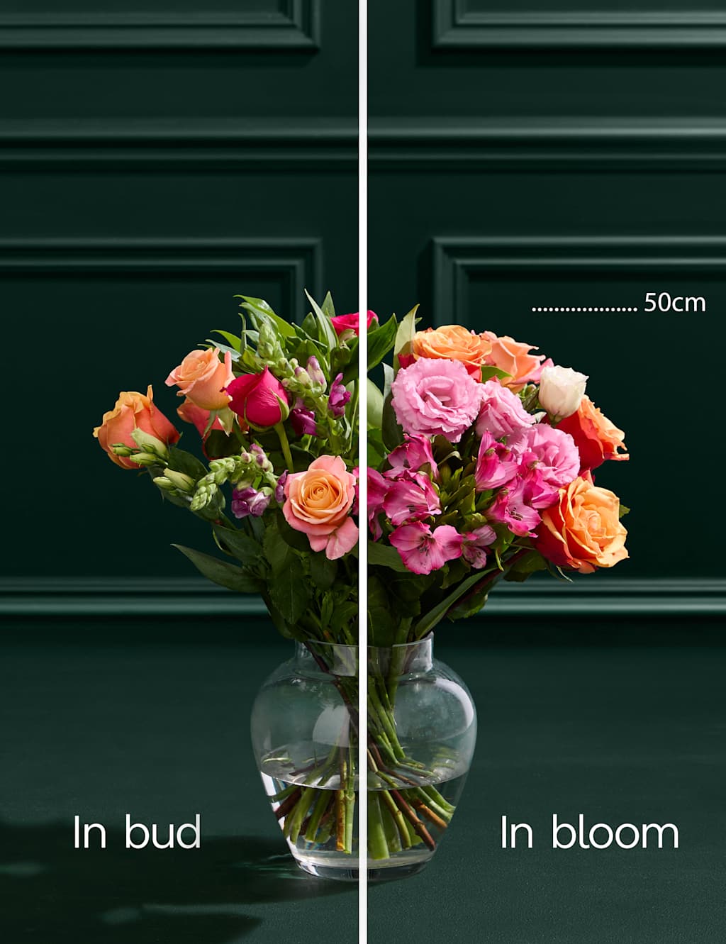 Roses, Lisianthus & Antirrhinum Bright Bouquet 5 of 7