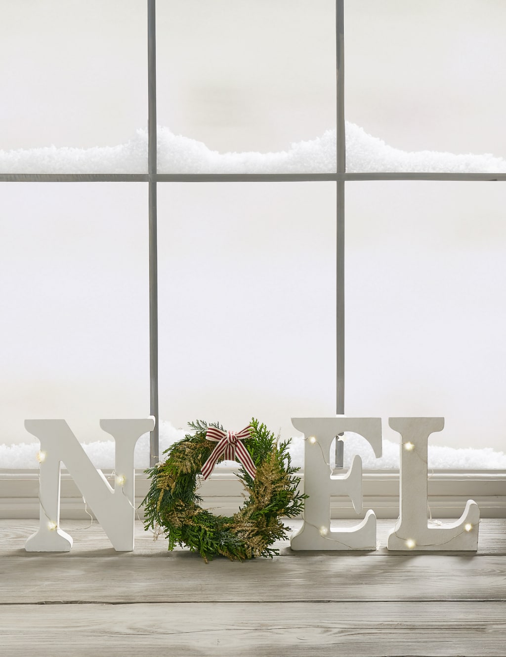 Christmas Letterbox Mini Wreath NOEL Decoration 2 of 6