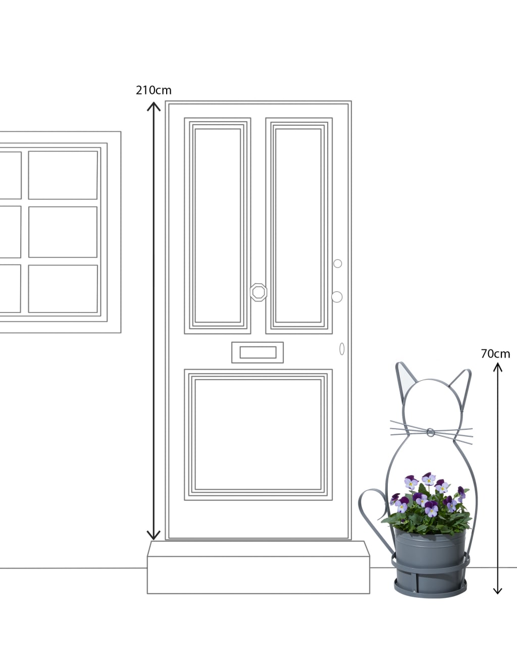 Novelty Cat Garden Planter 3 of 5