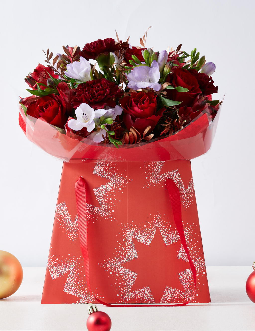 Christmas Rose & Freesia Gift Bag 1 of 7