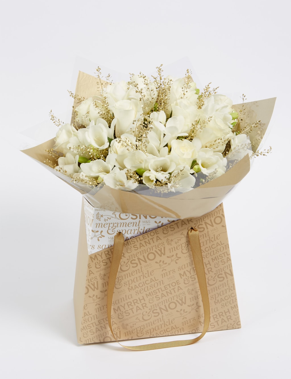 Christmas Rose & Freesia Gift Bag 7 of 7