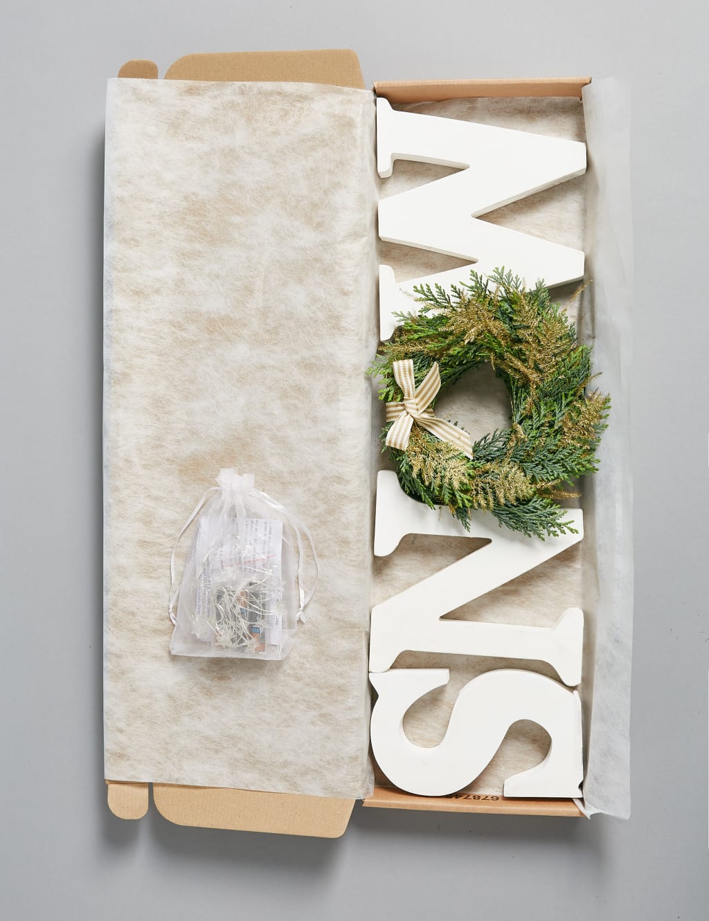 Christmas Postal Letterbox SNOW Decoration 5 of 6